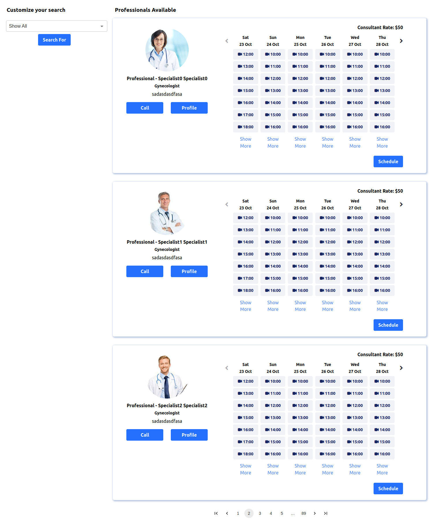 Medical Consultant Portal3 | Telemedicine Appointment & Health Record Portal Medical-Consultant-Portal