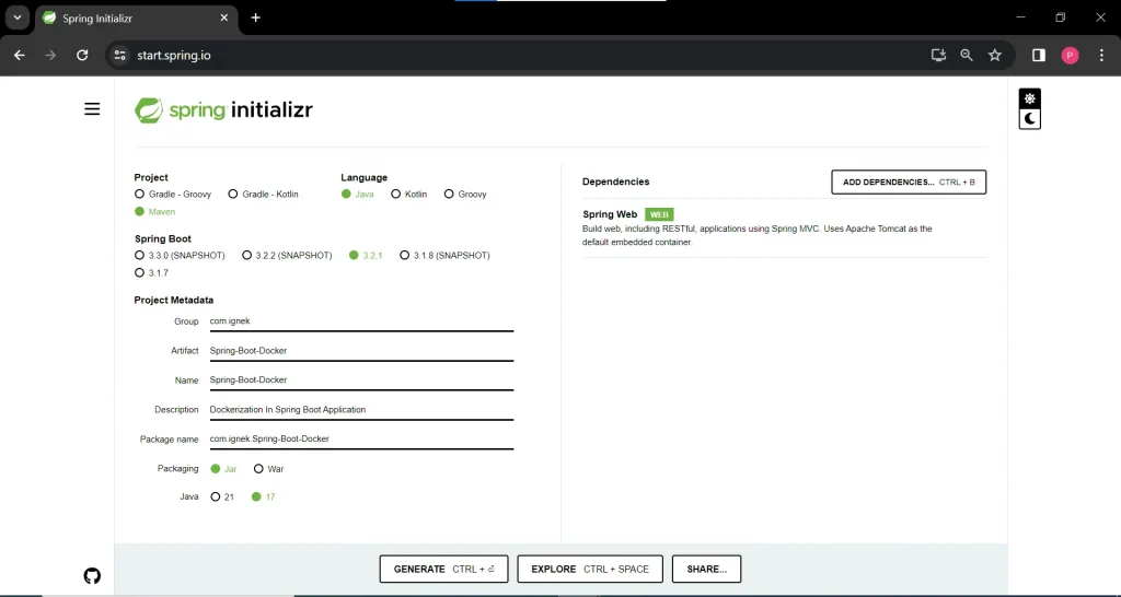 Spring Boot Project initialization | Dockerize Spring Boot Application How to initialize Spring Boot Project?