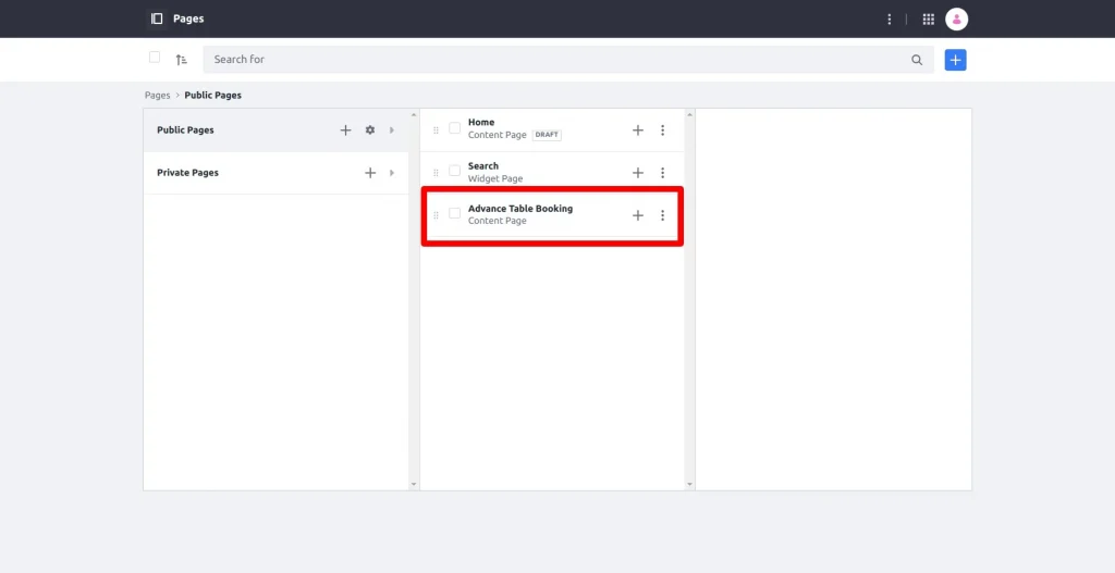 Adding Advance Table Booking Page | React Remote App with Liferay Adding Advance Table Booking Page