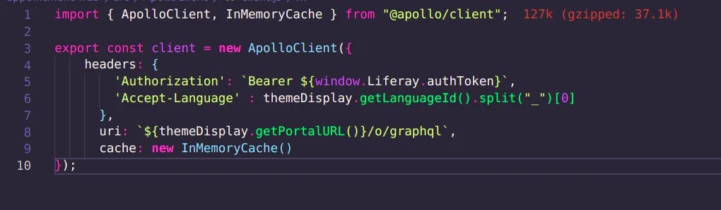 Setting Up Apollo Client for Liferay GraphQL | React with Liferay Setting Up Apollo Client for Liferay GraphQL