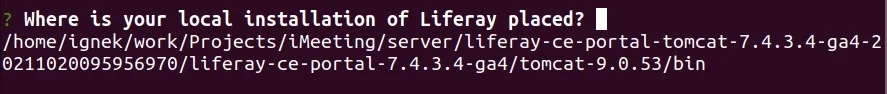 Specifying Liferay Path | React with Liferay Specifying Liferay Path