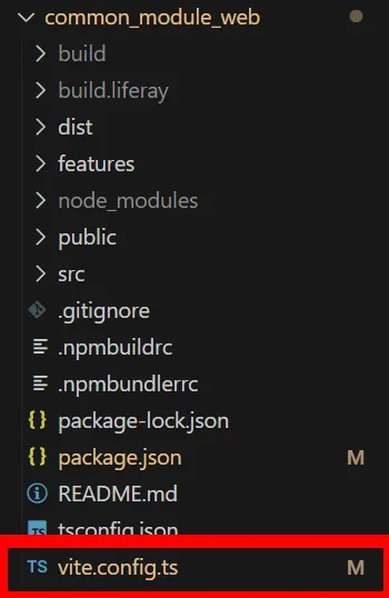 Vite Configuration | Explore Common Components in React TypeScript with Liferay's Vite Configuration