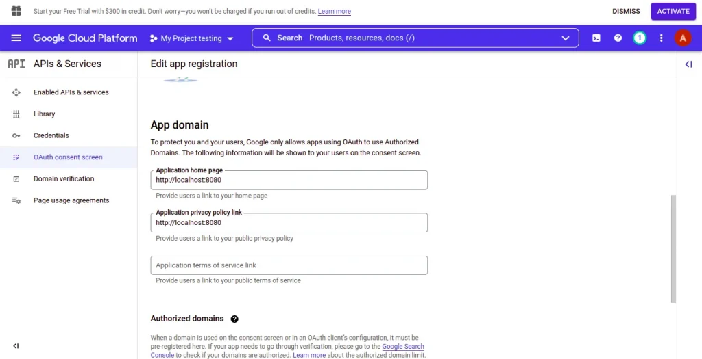 Adding scopes to use API | Liferay Integration with Google Drive Adding scopes to use API