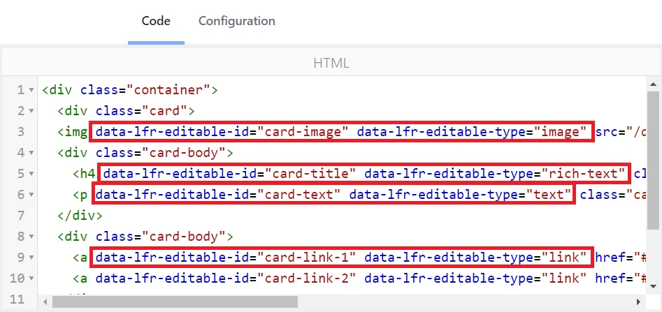 Build editable components with Liferay | Fragments in Liferay Build editable components with Liferay
