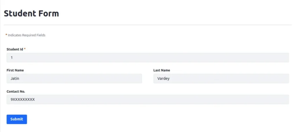 Complete and publish form | Liferay Objects with Liferay forms Complete and publish form