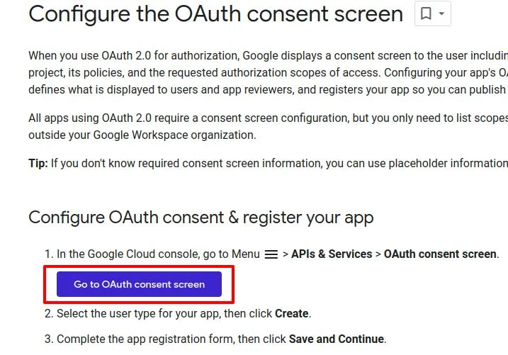 Configure OAuth consent screen and resister app | Google Meet integration with Liferay Configure OAuth consent screen and resister app