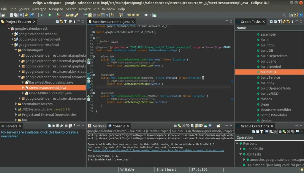 Enhance MeetResourceImpl with new methods | Google Meet integration with Liferay Enhance MeetResourceImpl with new methods
