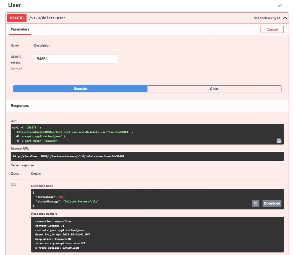 Exploring API to delete user by userId | REST Builder in Liferay 7.x Exploring API to delete user by userId