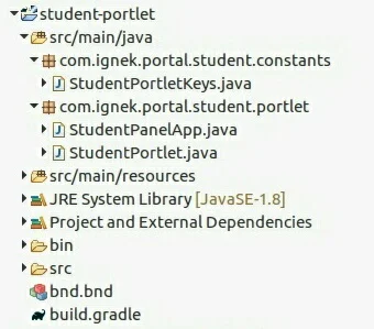 File and folder structure of mvc portlet | Add custom portlet into control panel in Liferay 7.2 File and folder structure of mvc portlet