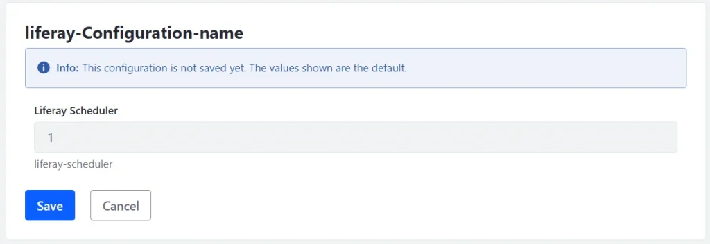 Find scheduler in Infrastructure section | Scheduler in Liferay 7.4 Find scheduler in Infrastructure section