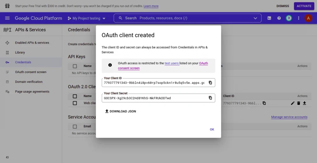 Generate API key for Google project | Liferay Integration with Google Drive Generate API key for Google project