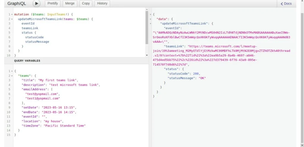 GraphQL for Microsoft events management e1737976955436 | Microsoft Teams integration with Liferay GraphQL for Microsoft events management