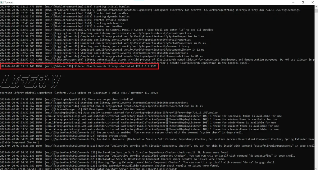 Liferay restart with new Elasticsearch port | Start two or more Liferay servers simultaneously on a machine Liferay restart with new Elasticsearch port