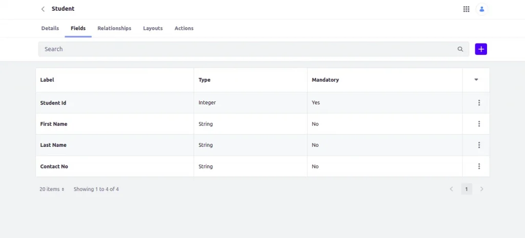 List of all fields in a object | Objects in Liferay 7.4 List of all fields in a object