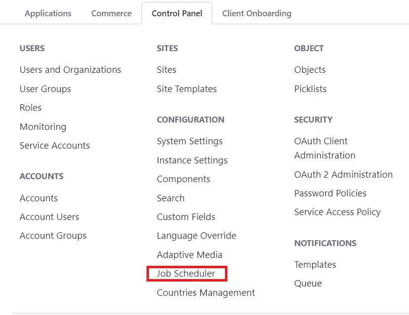 Manage scheduled tasks in Liferay | Scheduler in Liferay 7.4 Manage scheduled tasks in Liferay