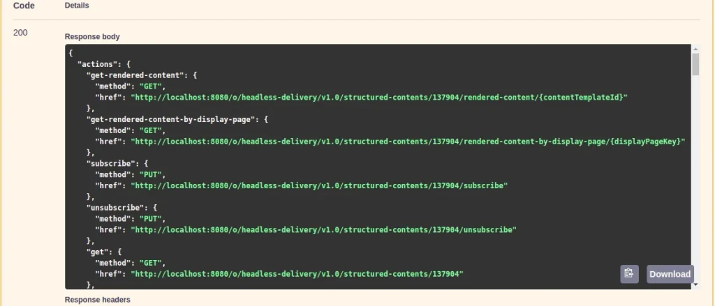 PUT Structured content API response body in Liferay Portal | Manage Web Content with Postman and Liferay's Headless API PUT Structured content API response body in Liferay Portal