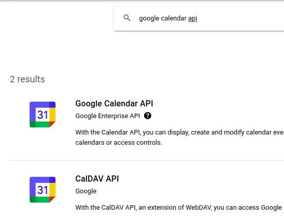 Results of Google Calendar API keyword | Google Meet integration with Liferay Results of Google Calendar API keyword