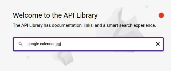 Searching Google Calendar API in bar | Google Meet integration with Liferay Searching Google Calendar API in bar