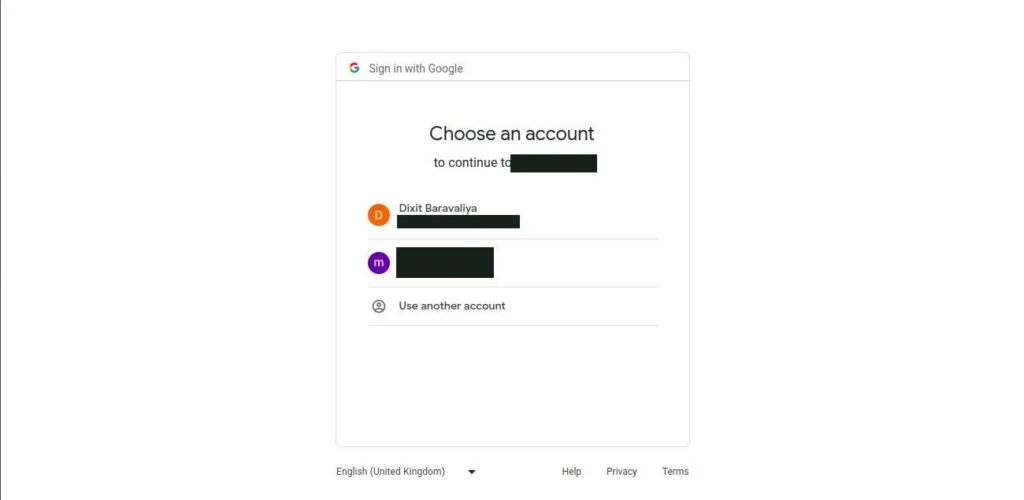 Select Google account to authenticate e1737977297192 | Google Meet integration with Liferay Select Google account to authenticate