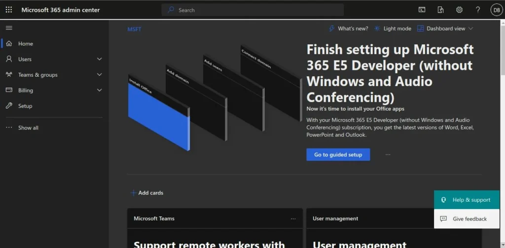 View the updated admin dashboard image e1737976734278 | Microsoft Teams integration with Liferay View the updated admin dashboard image