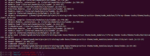 Prevent build error | Website branding using themes in Liferay Prevent build error