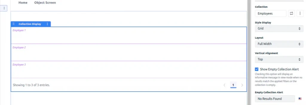 Collection displayed | Rendering Data using Liferay Object and Collection Provider Collection displayed