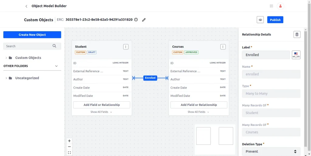 Relationship between object looks in model builder | Overview of Object Model Builder Relationship between object looks in model builder