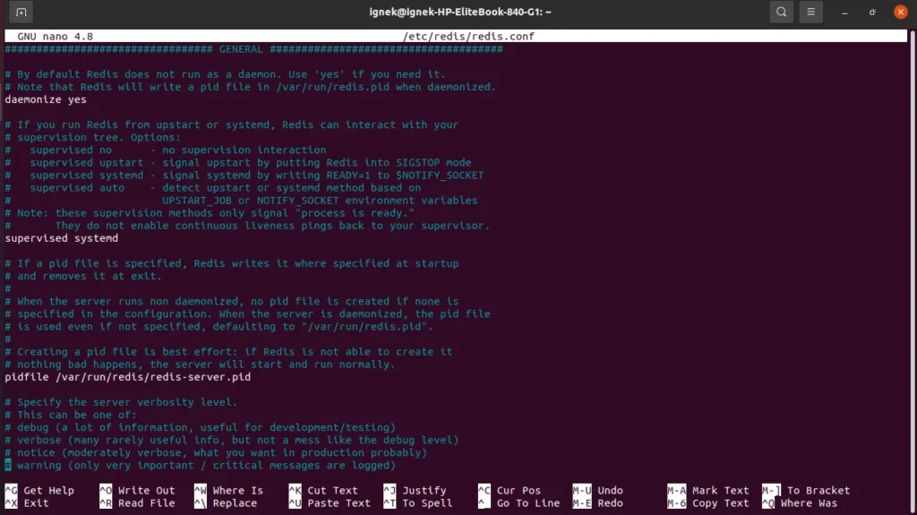redis.conf File | Redis For Liferay Session Management redis.conf File