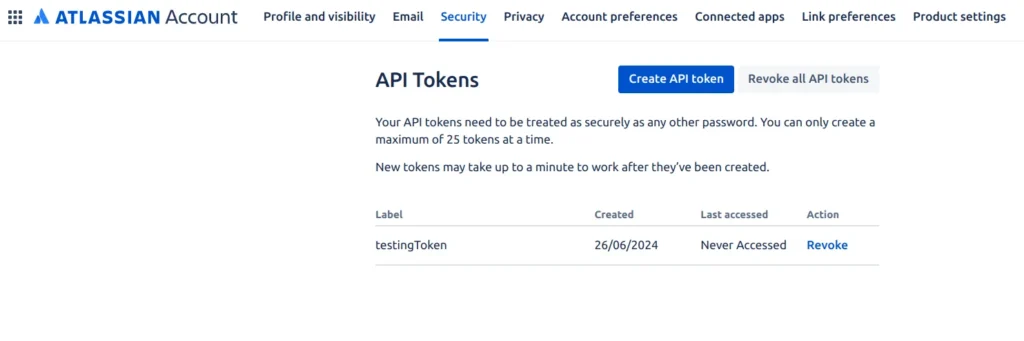 Token Generated | Jira Integration With Liferay Token Generated