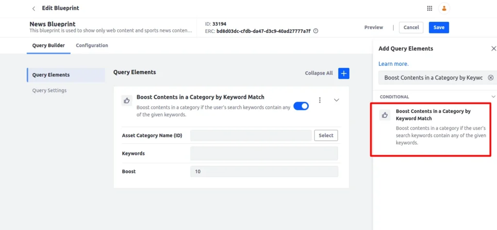 Boost Contents In Category | What Is Liferay Blueprint and How We Can Use It? Boost_Contents_In_Category