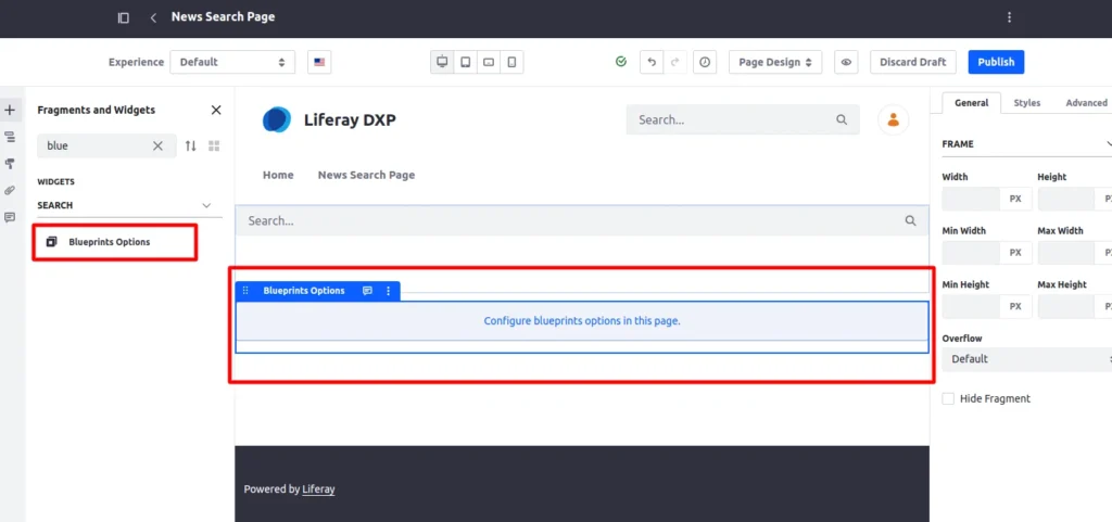 Drag Blueprint On Page | What Is Liferay Blueprint and How We Can Use It? Drag_Blueprint_On_Page