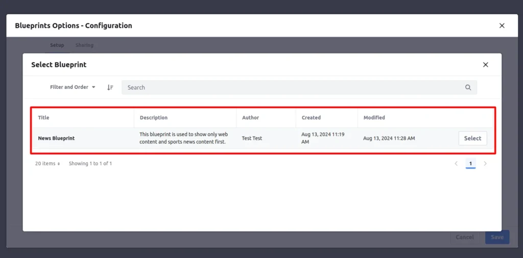 Select Blueprint 1 | What Is Liferay Blueprint and How We Can Use It? Select_Blueprint