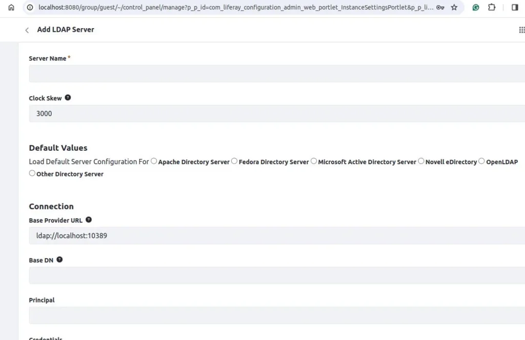 Step2 | LDAP integration with Liferay Step2