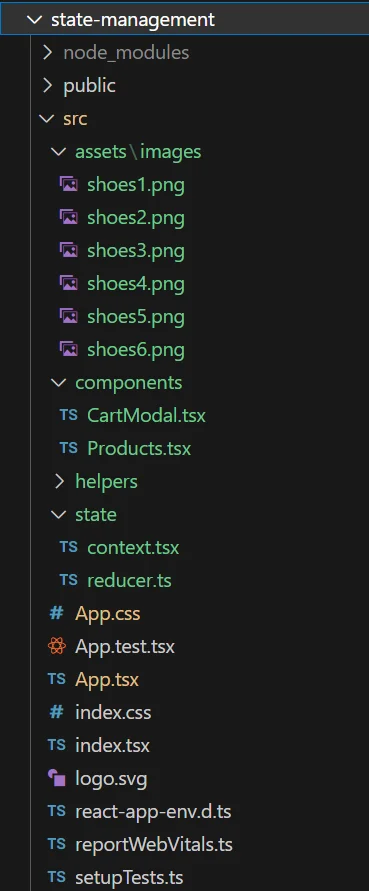 folder structure | Simplifying Global State in React with useContext and useReducer Context API