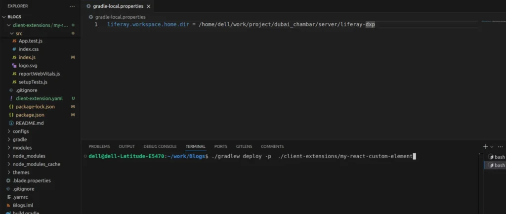 image1 | Custom Element Using Client Extension image1