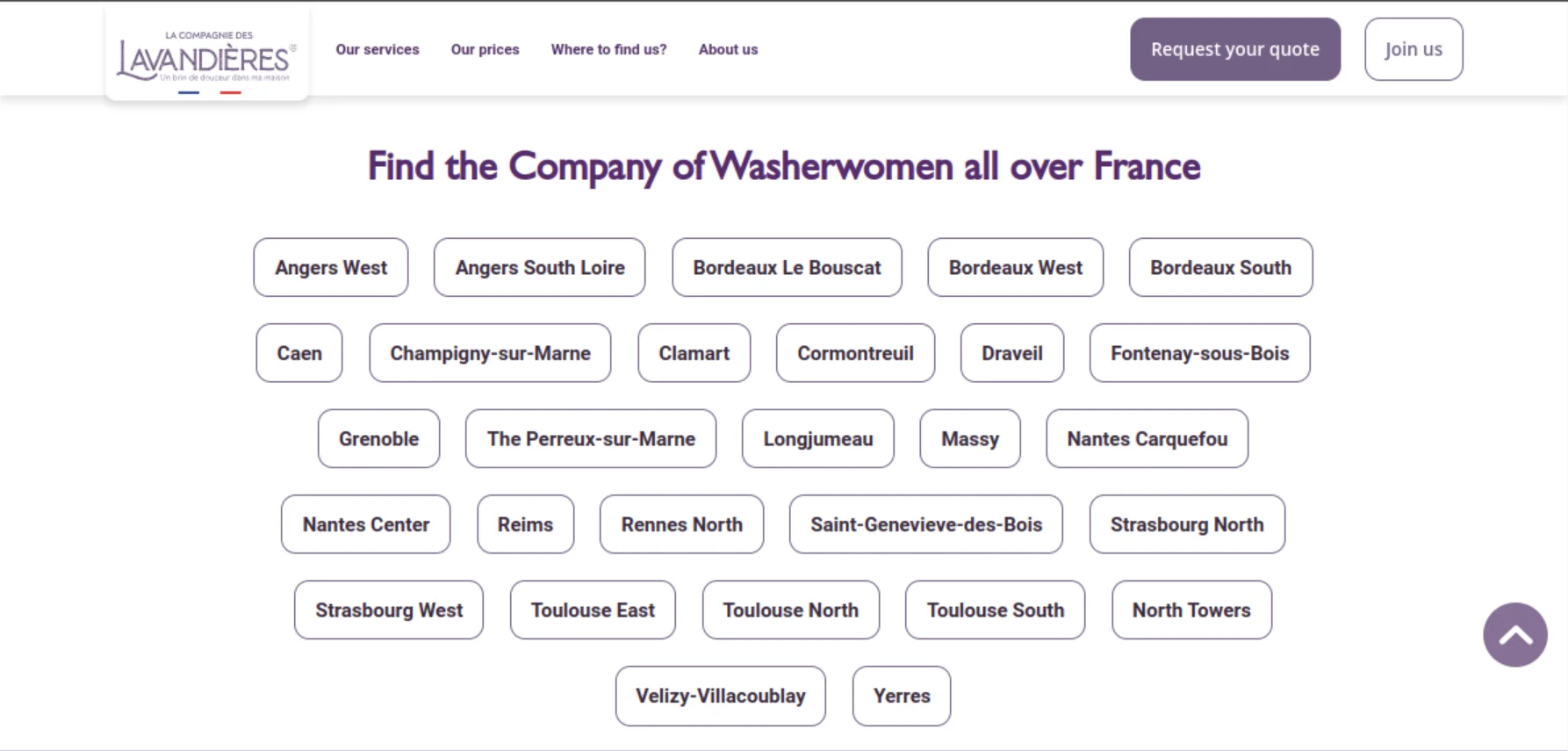 Company Locations | Public Enterprise Website for Laundry Services Public Enterprise Website for Laundry Services