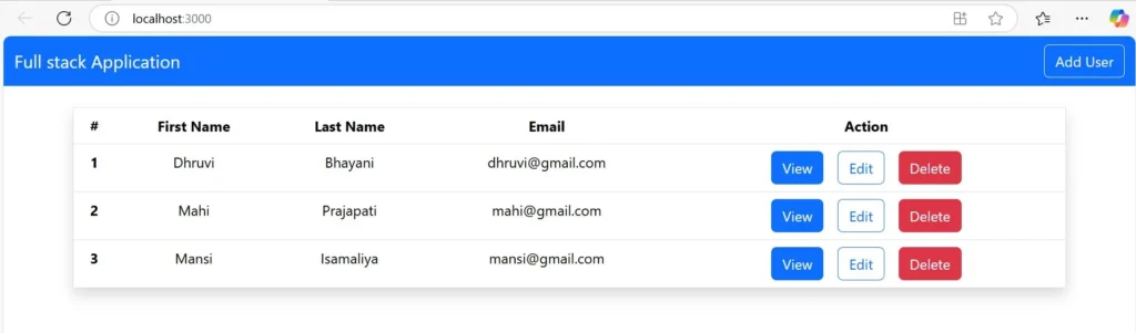 HomePage 1 | Building a CRUD Application with React and Spring Boot HomePage