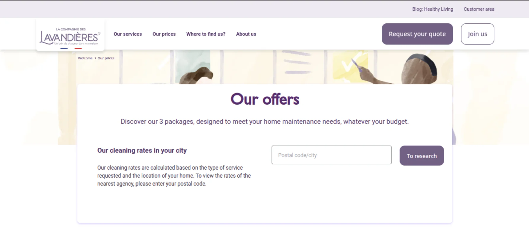 Our Offers | Public Enterprise Website for Laundry Services Public Enterprise Website for Laundry Services