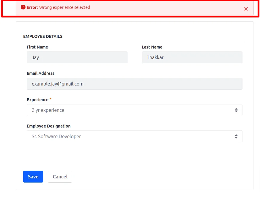 error message | Managing the State and Validation in Liferay Objects error_message