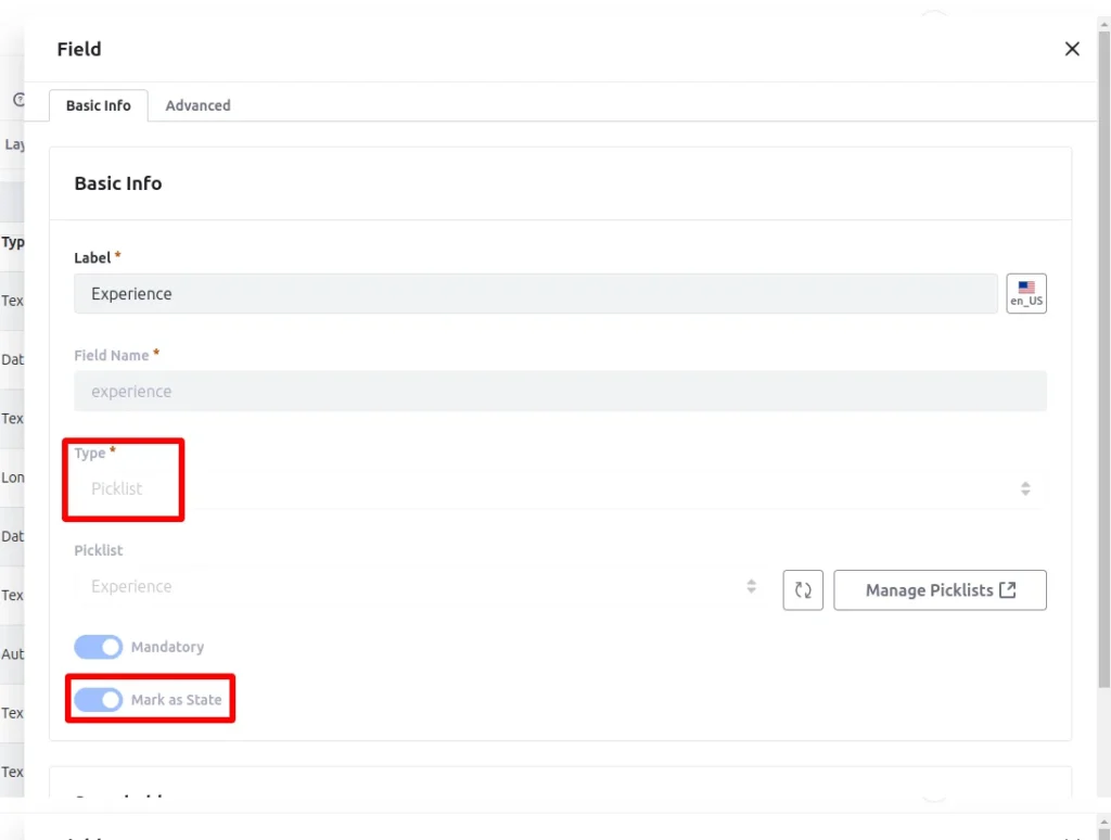 picklist statemanage | Managing the State and Validation in Liferay Objects picklist_statemanage