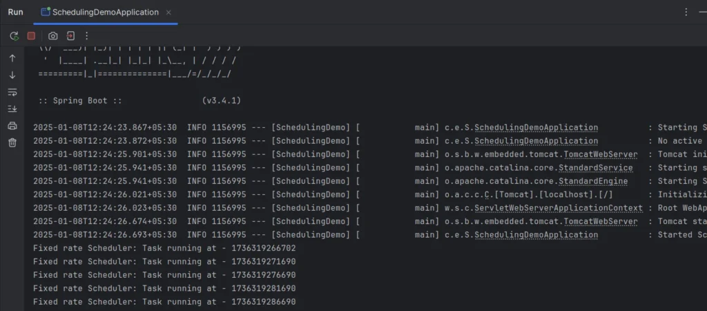fixed rate response | Scheduling Tasks in Spring Boot Applications fixed_rate_response
