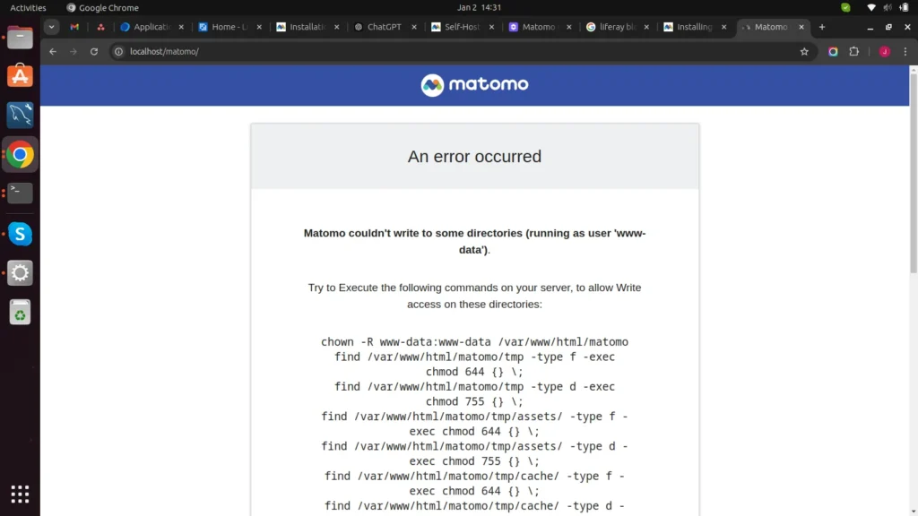 matomo-1st_error