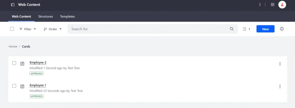 Web contents in Liferay | No More Asset Publisher : Render Web Content with Collection Providers Web contents in Liferay