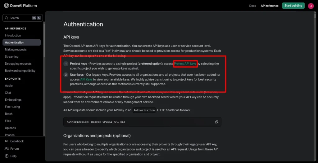 key selection | Generating Text Content & Images Using AI in Liferay key_selection