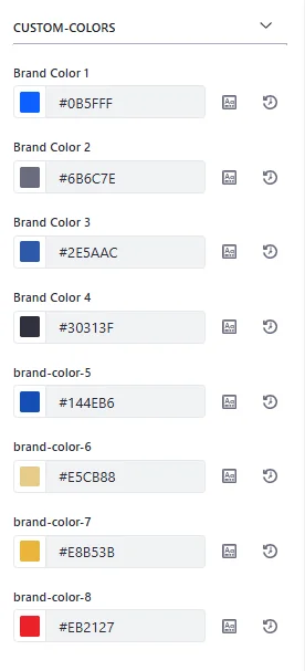 Custom colors | Theme vs No Theme : How to Configure Stylebooks in Liferay Custom colors