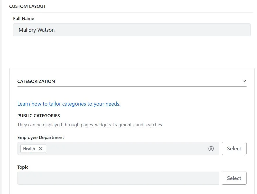Object entry with category | Powering Liferay Object Views Category-Based Filtering Object entry with category