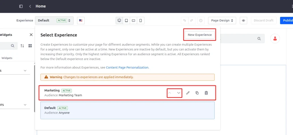 choose experience | Delivering Personalized Experiences in Liferay Using Segments and Behavioral Data choose-experience